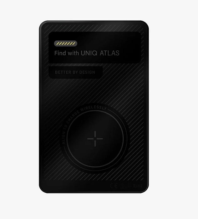 UNIQ ATLAS NFC-ENABLED CARD TRACKER - GRAPHITE (GRAPHITE)