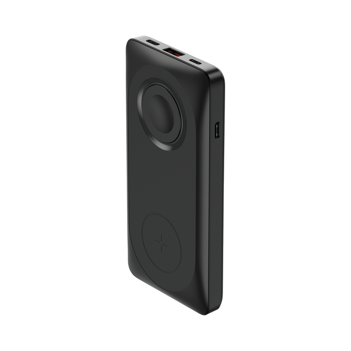 BAZIC GOPOWER MAG, 10000MAH MAGNETIC WIRELESS CHARGING POWER BANK - BLACK