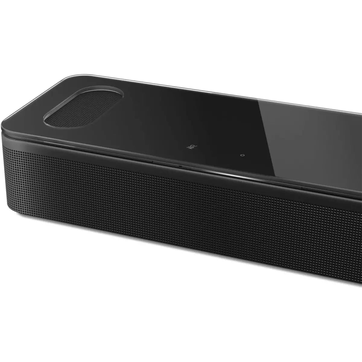 Bose Smart Ultra Soundbar top panel showing touch controls and metal grille