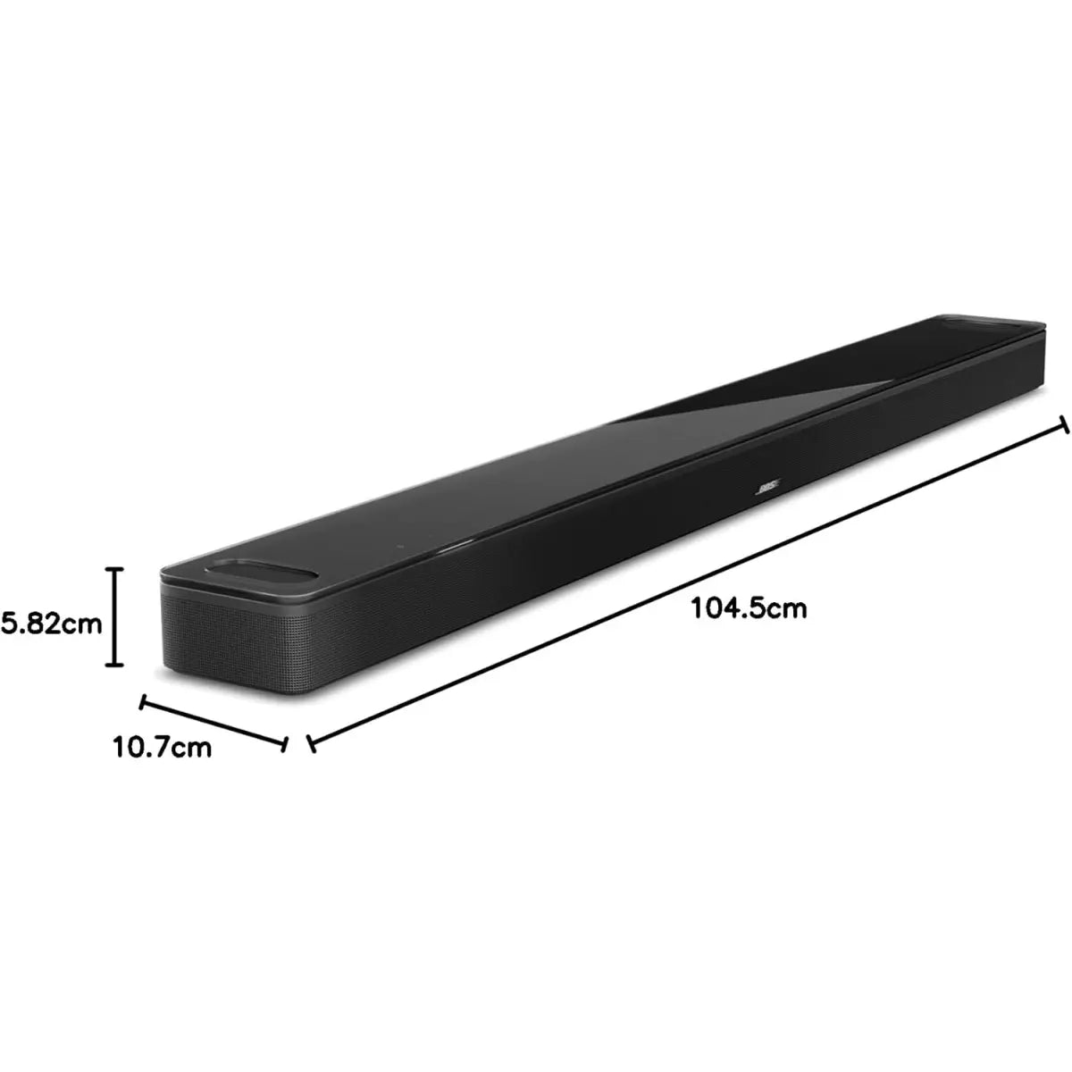 Bose Smart Ultra Soundbar black color front angled view