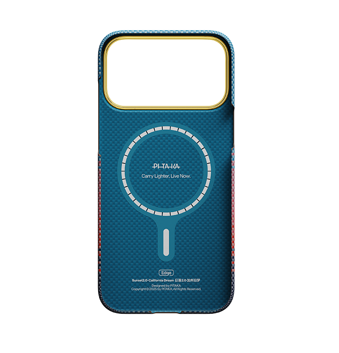 PITAKA Edge Case For iPhone 17 Pro - Sunset2.0-California Dream 03
