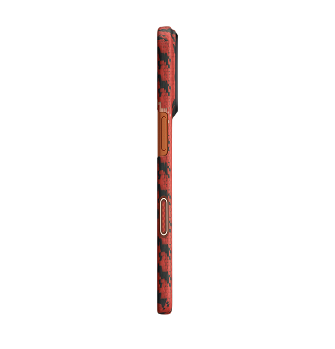 PITAKA Edge Case for iPhone 17 Pro - Happiness Rides (Cinnabar Steed)