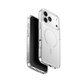 Lucent-clear iPhone 17 Pro hybrid case with Magclick charging ring, transparent protection