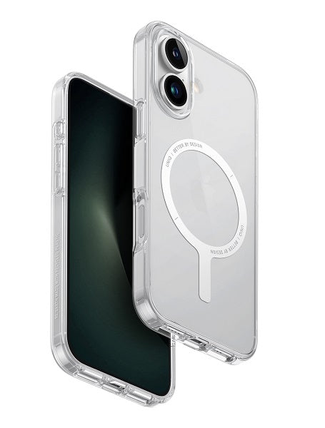 UNIQ HYBRID IPHONE 16 (2024) 6.1 MAGCLICK CHARGING CLARIO (ECO) - LUCENT (CLEAR)