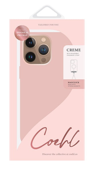 UNIQ COEHL IPHONE 16 PRO MAX (2024) 6.9 MAGNETIC CHARGING CRÈME - BALLET PINK (BALLET PINK)