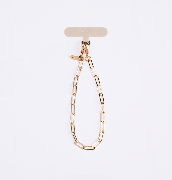 UNIQ COEHL GOLDILOCKS UNIVERSAL PHONE CHARM HANDSTRAP - CHAMPAGNE GOLD