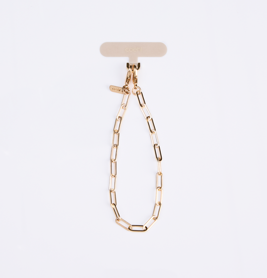 UNIQ COEHL GOLDILOCKS UNIVERSAL PHONE CHARM HANDSTRAP - CHAMPAGNE GOLD