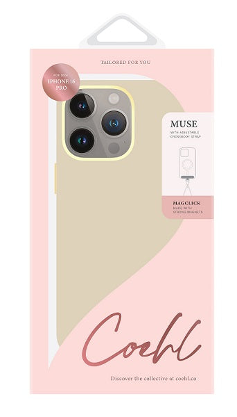 UNIQ COEHL IPHONE 16 PRO (2024) 6.3 MAGNETIC CHARGING MUSE - CREAM (CREAM)