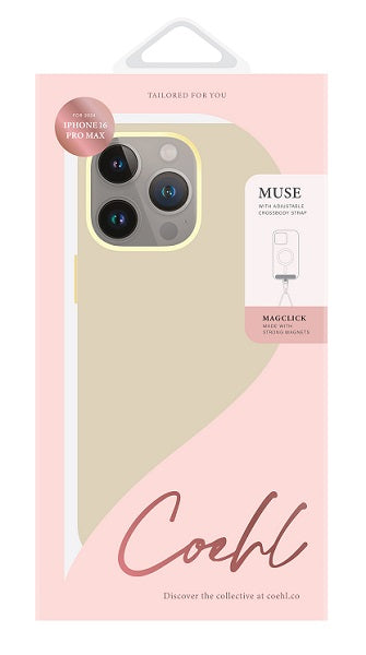 UNIQ COEHL IPHONE 16 PRO MAX (2024) 6.9 MAGNETIC CHARGING MUSE - CREAM (CREAM)