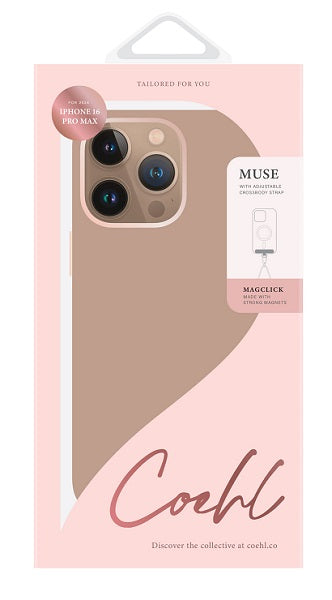 UNIQ COEHL IPHONE 16 PRO MAX (2024) 6.9 MAGNETIC MUSE CHARGING - DUSTY NUDE (DUSTY NUDE)