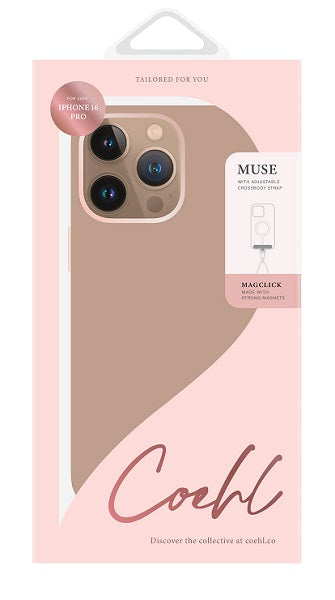 UNIQ COEHL IPHONE 16 PRO (2024) 6.3 MAGNETIC CHARGING MUSE - DUSTY NUDE (DUSTY NUDE)