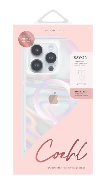 UNIQ COEHL IPHONE 16 PRO MAX(2024) 6.9 MAGNETIC CHARGING SAVON - BUBBLE PRISM (BUBBLE PRISM)