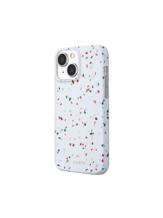 UNIQ COEHL IPHONE 13 TERRAZZO - NATURAL WHITE (WHITE)