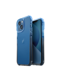 UNIQ HYBRID IPHONE 13 COMBAT DUO - CASPIAN (BLUE/BLACK)