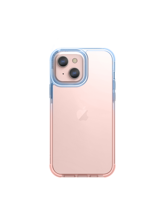 UNIQ HYBRID IPHONE 13 COMBAT DUO - ARCTIC (BLUE/PINK)