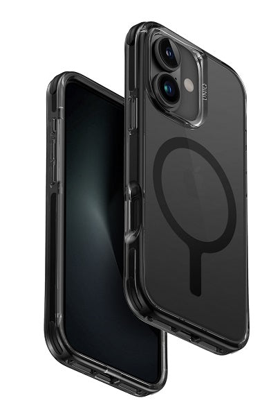 UNIQ HYBRID IPHONE 16 (2024) 6.1 MAGCLICK CHARGING COMBAT - CARBON (BLACK)