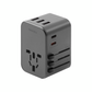 ENERGEA TRAVELWORLD ADAPTER 35, 3A2C 35.5W - GUNMETAL
