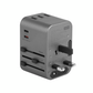 ENERGEA TRAVELWORLD ADAPTER 35, 3A2C 35.5W - GUNMETAL