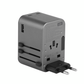 ENERGEA TRAVELWORLD ADAPTER GAN65, 1A2C 65W - GUNMETAL