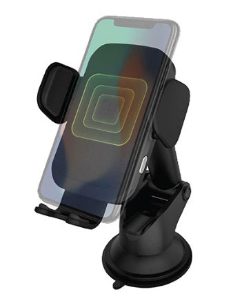 ENERGEA WIMOUNT SENSE 2.0 ALL-IN-1 DASHBOARD/ WINDSCREEN/ AIRVENT MOUNT WITH WIRELESS CAR CHARGER - BLACK