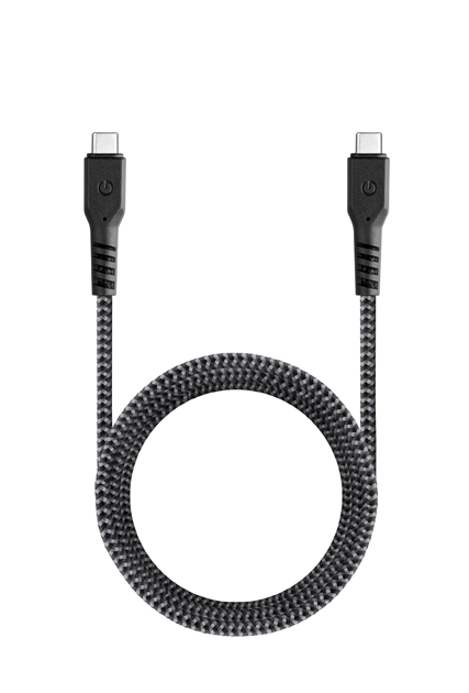 ENERGEA FIBRATOUGH CABLE 3.1 GEN2 USB-C TO USC-C CHARGE & SYNC CABLE 10GBPS 5A 1M