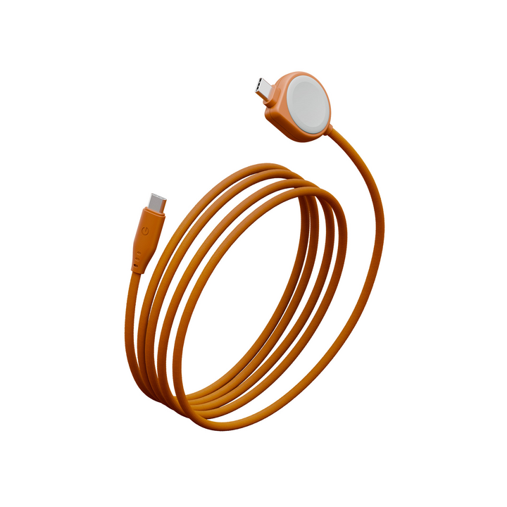 ENERGEA FLOW DUO WATCH, 2-IN-1  C TO C + WATCH CABLE, 480MBPS, 60W, 1.5M