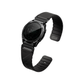 UNIQ FLUO MAGNETIC SMARTWATCH STRAP 22MM LUG WITH REMOVABLE CONNECTOR - MIDNIGHT BLACK (MIDNIGHT BLACK)