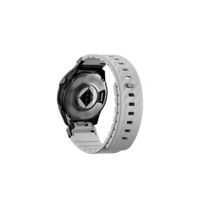 UNIQ FLUO MAGNETIC SMARTWATCH STRAP 22MM LUG WITH REMOVABLE CONNECTOR - MIST GREY (MIST GREY)