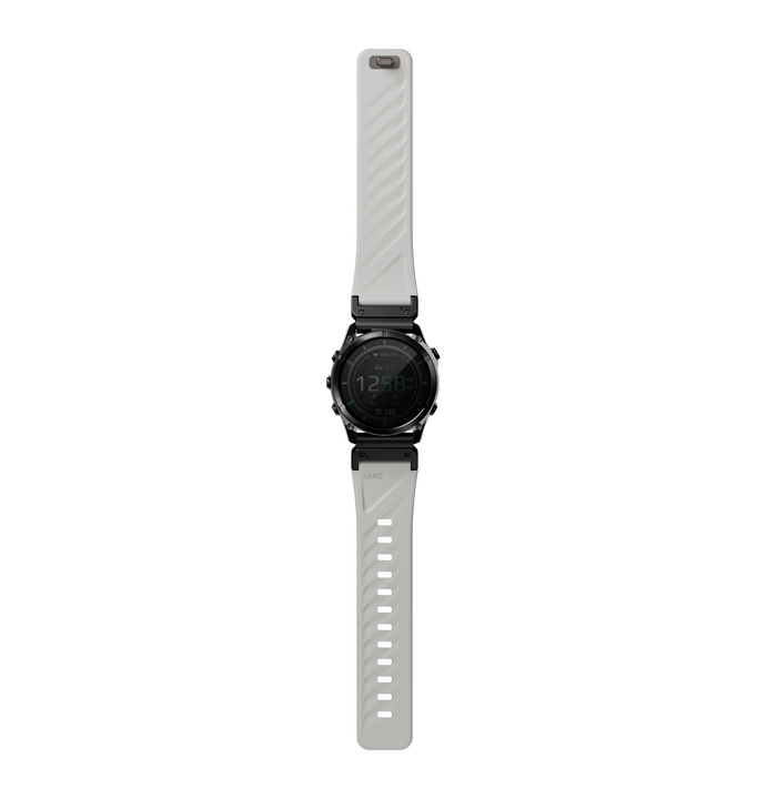 UNIQ FLUO MAGNETIC SMARTWATCH STRAP 22MM LUG WITH REMOVABLE CONNECTOR - MIST GREY (MIST GREY)
