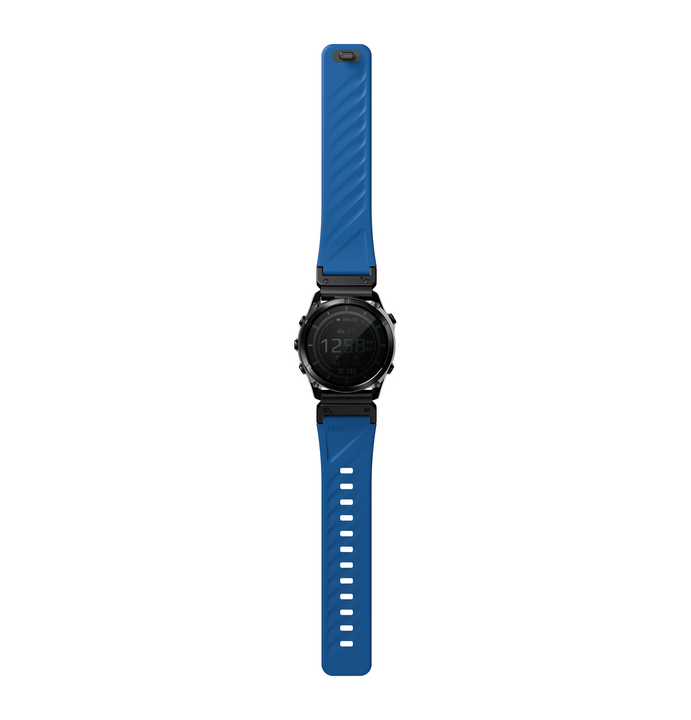 UNIQ FLUO MAGNETIC SMARTWATCH STRAP 22MM LUG WITH REMOVABLE CONNECTOR - OCEAN BLUE (OCEAN BLUE)