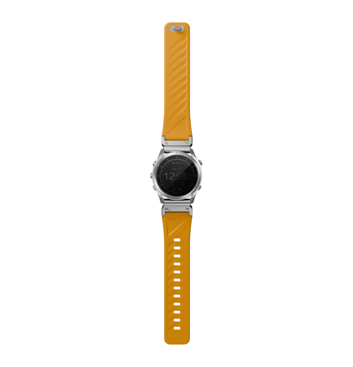 UNIQ FLUO MAGNETIC SMARTWATCH STRAP 22MM LUG WITH REMOVABLE CONNECTOR - PALE ORANGE (PALE ORANGE)