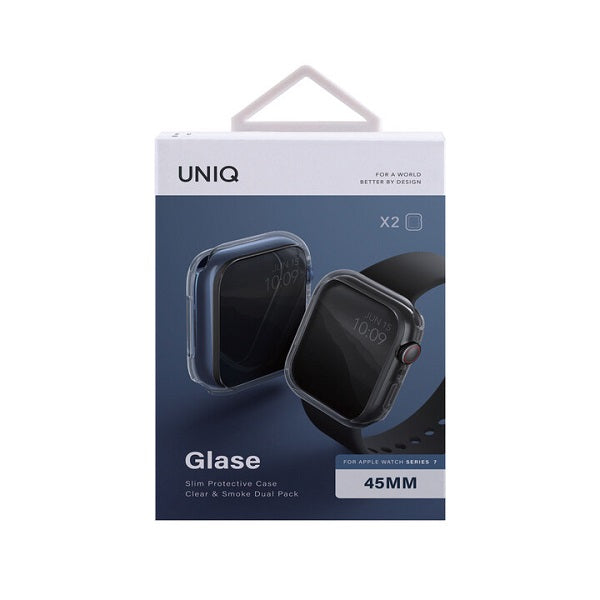 UNIQ GLASE APPLE WATCH CASE DUAL PACK