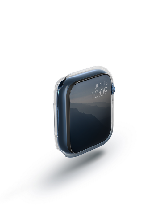 UNIQ GLASE APPLE WATCH CASE DUAL PACK 41MM - CLEAR/ SMOKE