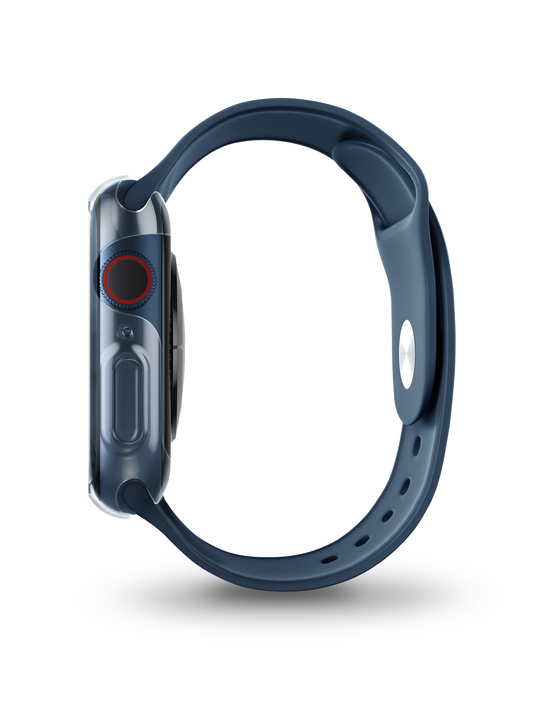 UNIQ GLASE APPLE WATCH CASE DUAL PACK 41MM - CLEAR/ SMOKE