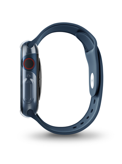 UNIQ GLASE APPLE WATCH CASE DUAL PACK 41MM - CLEAR/ SMOKE