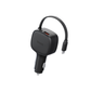 BAZIC GODRIVE LOOP 84, 1C1A CAR CHARGER WITH 75CM RETRACTABLE USB-C CABLE - BLACK
