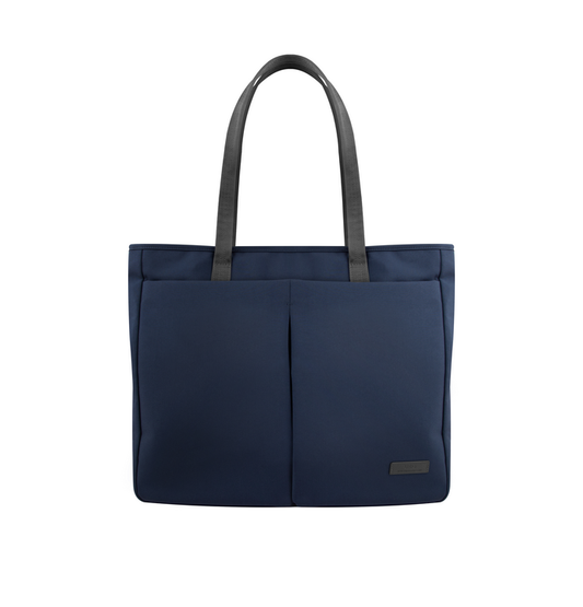 UNIQ HAVA RPET FABRIC TOTE BAG (UP TO 14") - INDIGO BLUE