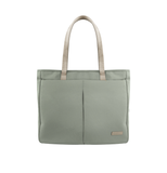 UNIQ HAVA RPET FABRIC TOTE BAG (UP TO 14") - LAUREL GREEN