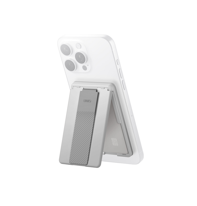 UNIQ HELDRO ID MAGNETIC CARD HOLDER WITH GRIP-BAND AND STAND
