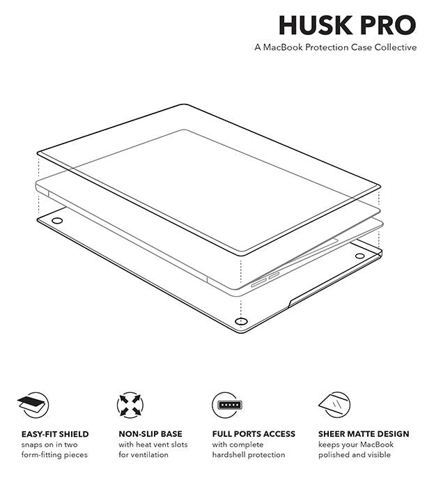 حافظة UNIQ HUSK PRO CLARO MACBOOK PRO 16 (2019).