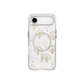 iPhone 17 Air clear case with floral pattern and camera cutout