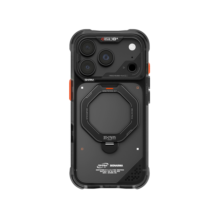 SKINARMA IPHONE 18 PRO 6.3 (2026) SATURN (ROTATING KICK-STAND) - Black