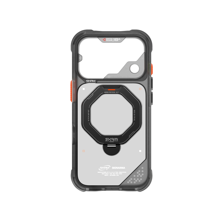 SKINARMA IPHONE 18 PRO 6.3 (2026) SATURN (ROTATING KICK-STAND) - Black
