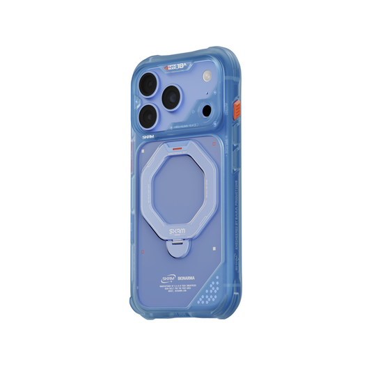 SKINARMA IPHONE 18 PRO 6.3 (2026) SATURN (ROTATING KICK-STAND) - Blue