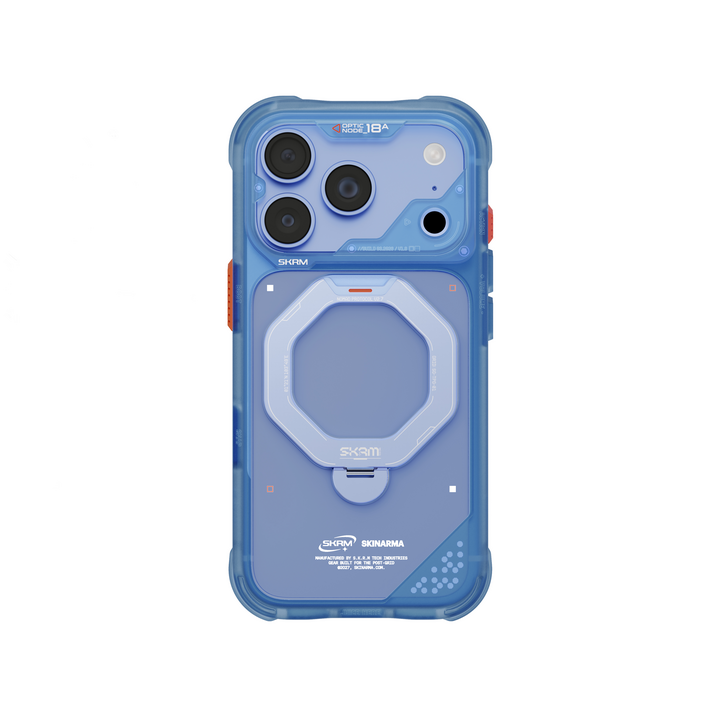 SKINARMA IPHONE 18 PRO 6.3 (2026) SATURN (ROTATING KICK-STAND) - Blue