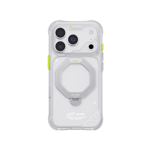 SKINARMA IPHONE 18 PRO MAX 6.9"" (2026) SATURN (ROTATING KICK-STAND) - Frost