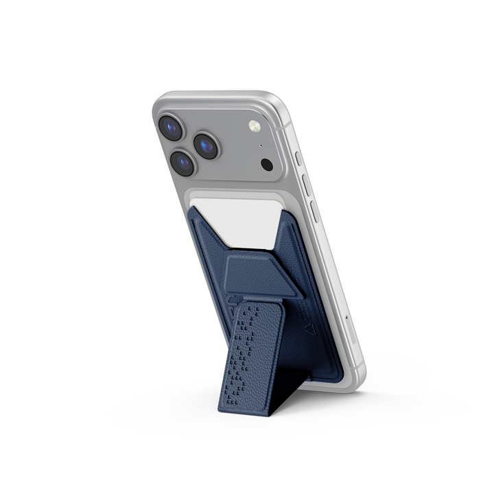 SKINARMA MAGNETIC CARDHOLDER WITH GRIP-STAND KADO HAXA - BLUE