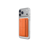 SKINARMA MAGNETIC CARDHOLDER WITH GRIP-STAND KADO HAXA - ORANGE