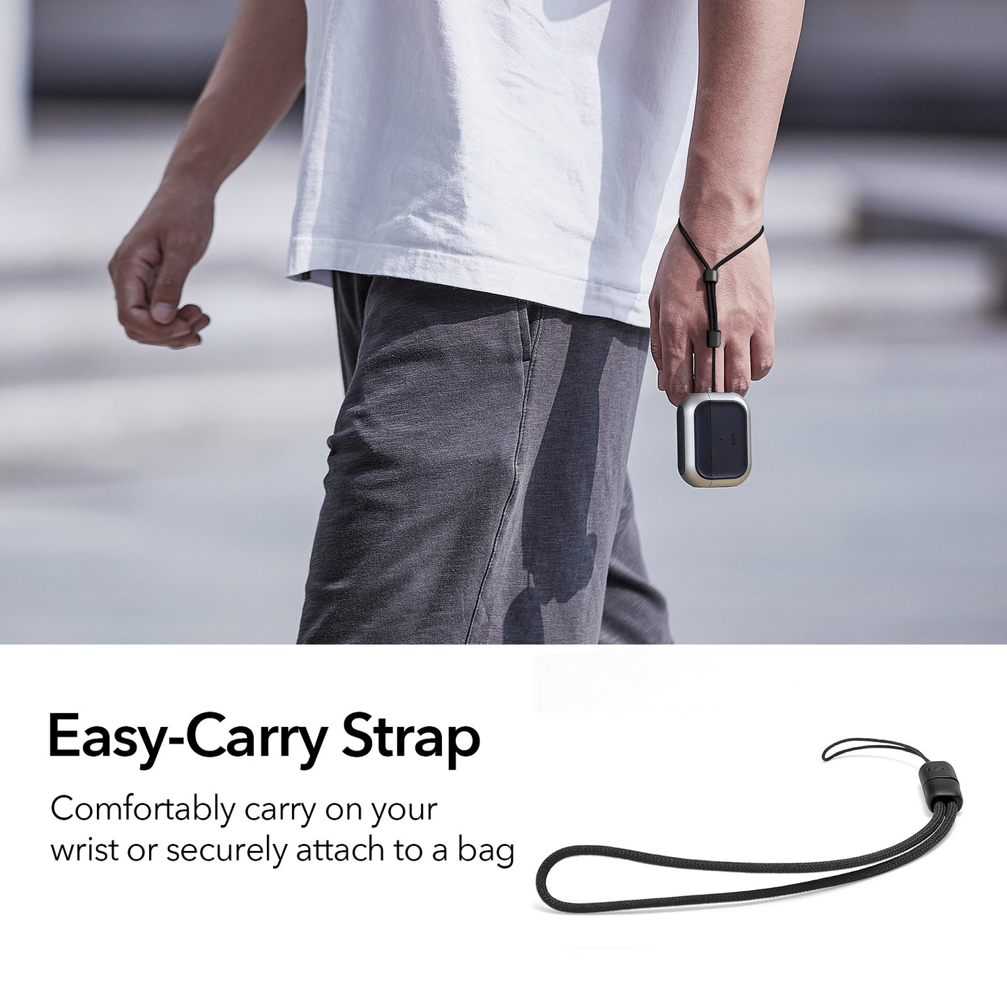 ESR Orbit Hybrid Case with HaloLock for AirPods Pro 2nd gen