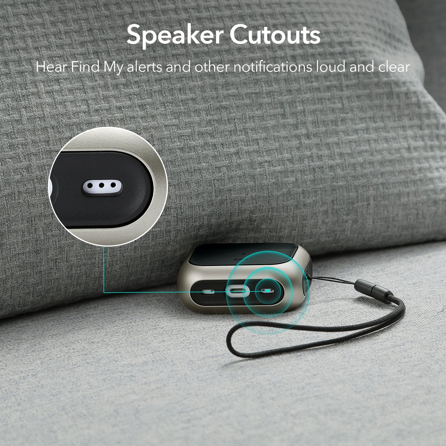 ESR Orbit Hybrid Case with HaloLock for AirPods Pro 2nd gen